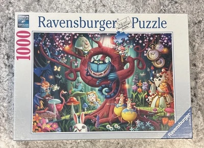 Ravensburger Most Everyone is Mad 1000 Piece Puzzle New Alice In Wonderland New - Image 1 of 3