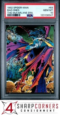 1992 SPIDER-MAN THE McFARLANE ERA #83 BAD ONES POP 1 PSA 10 - Image 1 of 3