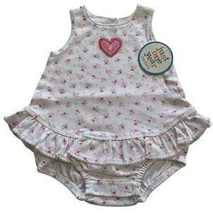 Neu mit Etikett Just One Year by Carter’s Baby-Body 100 % Baumwolle Größe 0-3 Monate - Bild 1 von 6