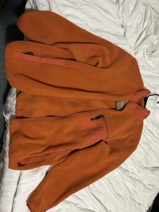 Patagonia Synchilla Men's Full Zip Fleece Jacket Orange - Picture 1 of 5