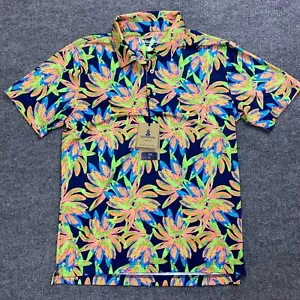 Chubbies The Ocean Flower Performance Polo Uomo Piccola Arancione Multi - Foto 1 di 7