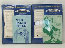 Hansen SHERLOCK HOLMES 221B BAKER STREET Game expansion set 3 & 4 Sealed