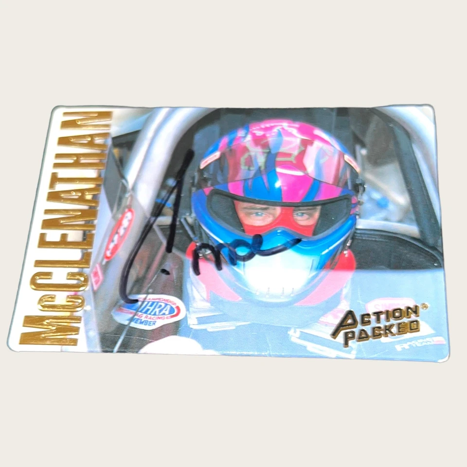 Cory McClenathan TF 1994 ACTION PACKED #6 autographed NHRA RACING card RARE - Image 1 of 1