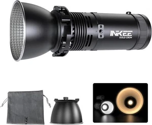 INKEE GC30 Gold Crow 30W COB Led Video Light 2700K-5600K Bi-Color Pocket Light - Picture 1 of 7