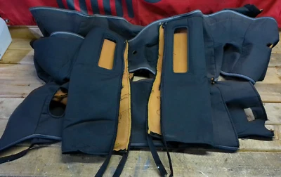 03-06 Jeep TJ Wrangler Roll Bar Pad Padding Cover Covers Rollbar OEM Black - Image 1 of 4