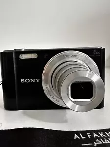 Sony Cybershot Camera Digital Black Silver W810 - Fully Working - Picture 1 of 19