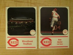 1982 Cincinnati Reds Trading Cards Lot of 2 - Picture 1 of 2