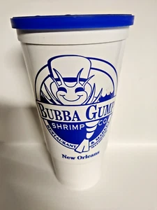 Bubba Gump large plastic cup  Restaurant Market Orleans Tall Coffee Mug Cup - Picture 1 of 2