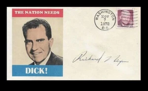 The Nation Needs Dick Nixon 1972 Campaign Ltd Edt Collector Envelope OP1331 - Picture 1 of 1