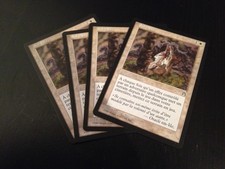 Mtg magic stronghold sacred ground (French sol sacre) nm x4