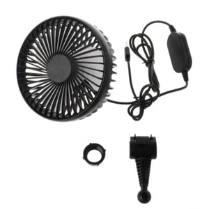 Car USB Fan Front / Back for Seat 3 Speed Headrest Fan for Home Travel Car Truck - Picture 1 of 8