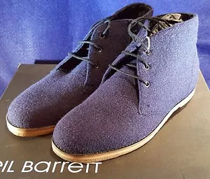 WARM NEIL BARRETT WOOL CESTER "ZIP" NAVY BOOT SIZE 40 - NIB #PBSH 160 -9334 - Picture 1 of 7