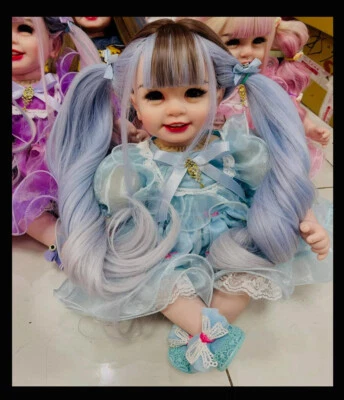 Thai Amulet Luk Thep Spirit Blue Hair 22" Metta Yant Tattoo Business By Aj Kom - Изображение 1 из 4