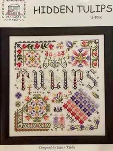 Rosewood Manor Designs / Karen Kluba Cross Stitch chart S-1066 - Hidden Tulips - Picture 1 of 2
