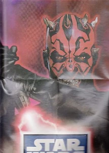 STAR WARS GALAXY SERIES 7 2011 TOPPS BOX TOPPER POSTER DARTH MAUL CARD - Picture 1 of 2