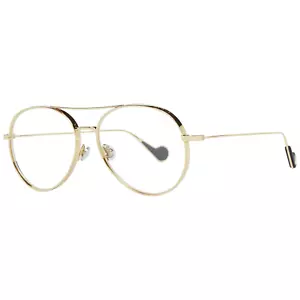 Montura De Gafas Moncler ML0121 030 57mm Unisex Dorado Piloto-Aviador Metal - Imagen 1 de 4