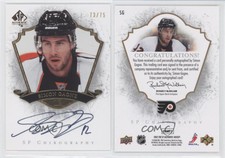 2007-08 SP Authentic SP Chirography /75 Simon Gagne #SG Auto
