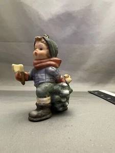 1997 Berta Hummel Boy with Axe Christmas Tree Ornament Goebel Figurine NO BOX - Picture 1 of 8