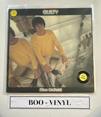 MIKE OLDFIELD ~ GUILTY ~ BLUE VINYL  ORIGINAL 1979  12" SINGLE NM / VG+ - Image 1 of 4