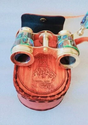 Binoculars Brass Handmade Unique Style Look Binoculars Brass Opera Glasses - Image 1 of 4