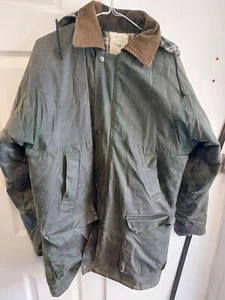 Chaqueta encerada verde oscuro Waxberry mediana para hombre - Imagen 1 de 6