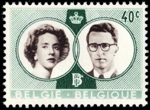 BELGIUM 560 - King Baudouin and Diana Fabiola Royal Wedding (pb83210) - Picture 1 of 1