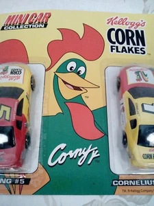 KELLOGGS CORN FLAKES MINI CAR COLLECTION 1995 #5 & #1 cars - Picture 1 of 9