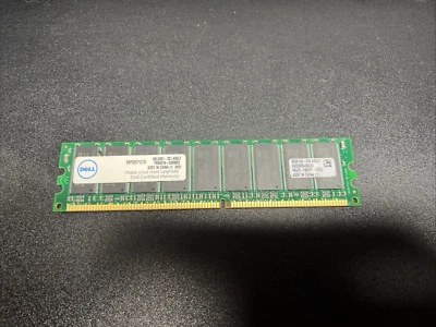 SNPG2671C/1G 1GB DDR PC3200 400MHZ 184 pin DIMM ECC LOW DENSITY - Image 1 of 2
