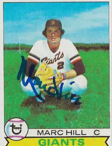 Marc Hill San Francisco Giants Personally Autographed Card - Picture 1 of 1