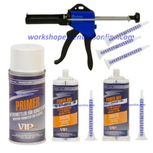 Adhesivo VIP Power Mix - Boquillas Negro/Transparente Aplicador Pistola Primer VIP25+ - Imagen 1 de 11