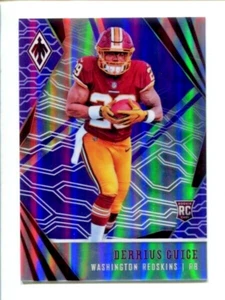 2018 Panini Phoenix Purple #121 - Rookies - Derrius Guice /149🏈 - Picture 1 of 2