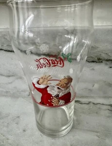 Coca Cola Christmas Santa Claus 1997 Glass - Picture 1 of 7