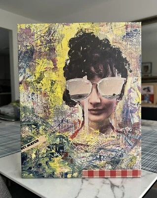 Collage de arte de pared de medios mixtos impresión de alta calidad, idea de regalo, lienzo de galería Foto 1 de 2