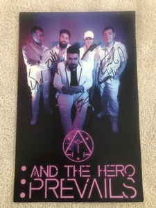 And The Hero Prevails Take Your Stand Signed Autographed 6.75x10.5” Photo Rare! - Picture 1 of 2