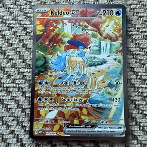 Keldeo EX 167/086 SIR Pokémon ¡Sin blanqueamiento! Clean Corners casi nuevo - Imagen 1 de 7