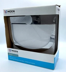 Moen Rinza Chrome Wall Mount Towel Ring NEW - Picture 1 of 5