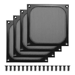 Boîtier d'ordinateur de bureau 140 mm ventilateur grilles anti-poussière étui housse avec1432 - Photo 1/7