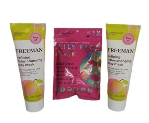 Beauty Combo Dermatologist Tested Freeman Refining Color Changing Clay Mask Set - Picture 1 of 20