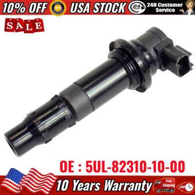 Ignition Coil for Yamaha YZ250F YZ 250F 2003 2004 2005 2006-2009 5UL-82310-10-00 - Image 1 of 2