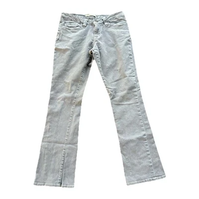 Pantalones de mezclilla acampanados de tiro bajo gris Sergio Valente para mujer 8 28x32 Y2K vintage Foto 1 de 4