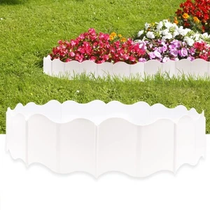 20 Pcs Garden Edging Borders, 10.5FT Plastic Landscape Borders, 6.3"x5.5" Int... - Picture 1 of 7