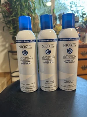 Лот из 3 Nioxin Niospray питания держать 8,8 унций старая формула - Изображение 1 из 3