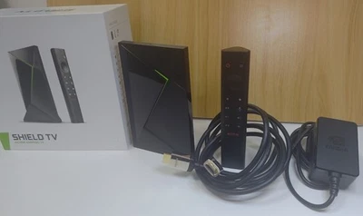 Nvidia Shield TV Pro 2019 Box With HDMI AI Upscaling 4K HDR Android Media BOXED - Image 1 of 4