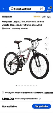 mongoose bmx bike - Image 1 of 4
