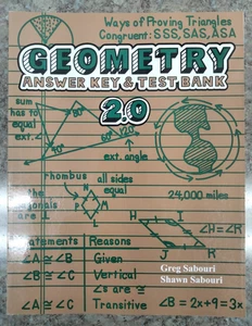 Teaching Textbooks Geometry 2.0 Answer Key & Test Bank - Picture 1 of 6