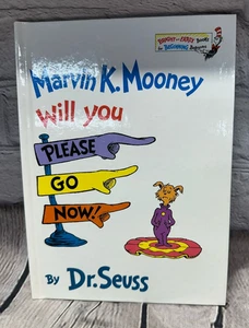 Vintage 1972 Dr Seuss Marvin K Mooney Will You Please Go Now Book - Picture 1 of 9