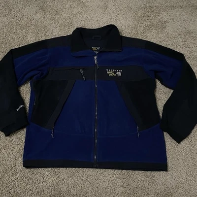 Jaqueta Masculina Grande Vintage Mountain Hardwear Lã Gore Windstopper EUA 90s - Imagem 1 de 4
