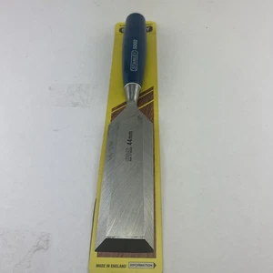 STANLEY MADE IN ENGLAND 44mm/1-3/4'' No 5002 BEVELEDGE PARING CHSL NEW OLD STOCK - Picture 1 of 15