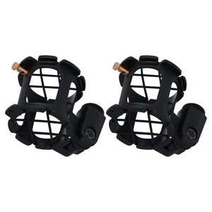 2 Stück Shock Mount für Mikrofon - Anti Vibration Mikrofon Aufhängung Klemme Halter - Bild 1 von 12