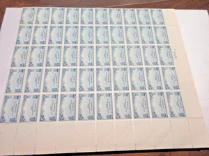 Hoja de correo aéreo cortapelos Scott #C20 25¢ como nueva de Estados Unidos - Imagen 1 de 2